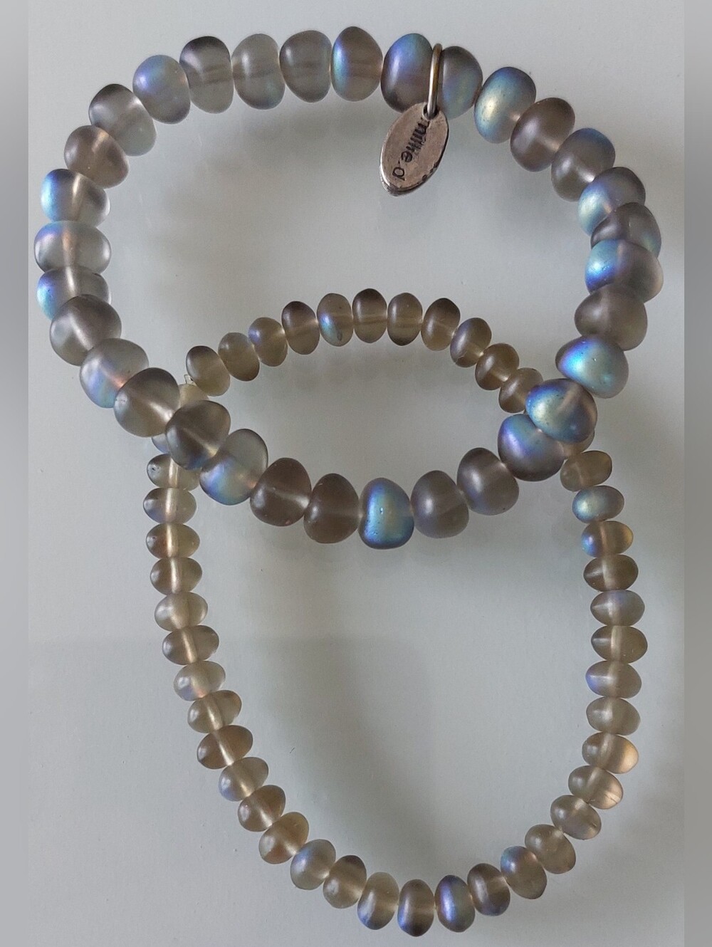 2 Millie.D Stone Bracelets Stretch Labradorite?